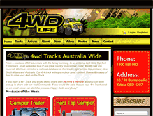 Tablet Screenshot of 4wdlife.com.au